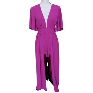 Luxxel deep v maxi romper!